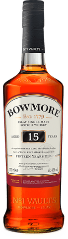 BOWMORE ISLAY SINGLE MALT 15 YEARS