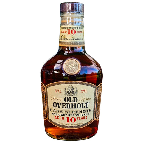 OLD OVERHOLT CASK STRENGHT RYE 10YEAR