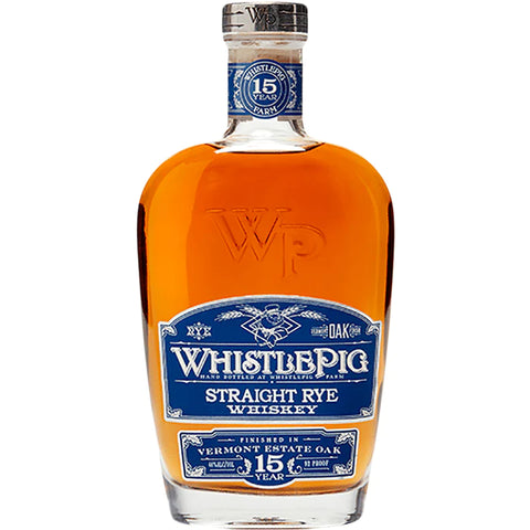Whistle pig straight Rye whiskey 15years