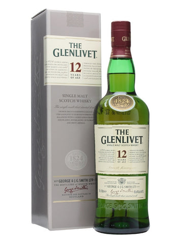 Glenlivet 12 Year Old Scotch Whisky 750ml