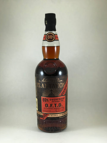 Plantation overproof rum O.F.T.D
