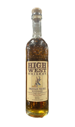 High West American Prairie bourbon