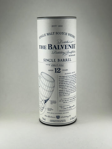 The Balvenie aged 12 years cask first fill
