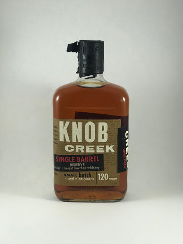 Knob Creek single barrel (120proof)