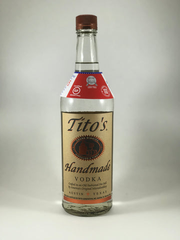 Tito’s handmade vodka