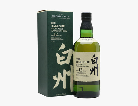 The hakushu single malt Japanese whisky 12 years