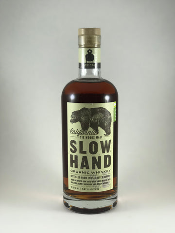 Slow hand organic whiskey California
