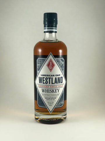 Westland whiskey American oak