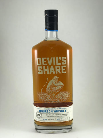 Devil’s Share bourbon whiskey